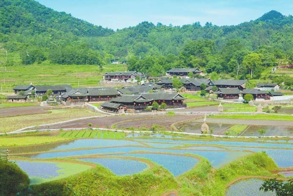 湖南張家界永定石堰坪村：武陵山脈深處